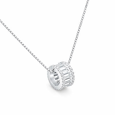 Gargantilha de Prata com Zircônia - 66196