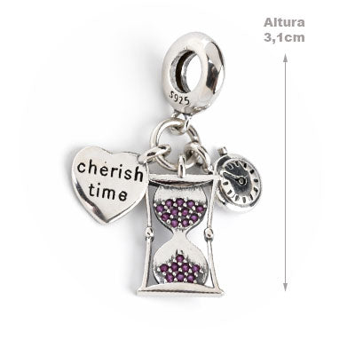 Berloque de Prata Relógio - 66251