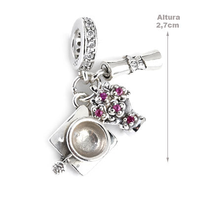 Berloque de Prata Capelo - 66253