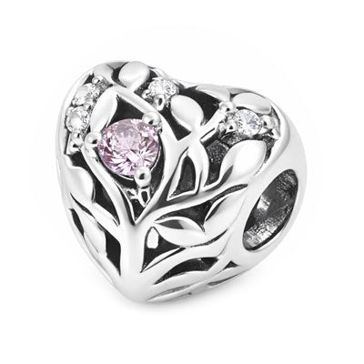 Berloque de Prata com Coração - 66263