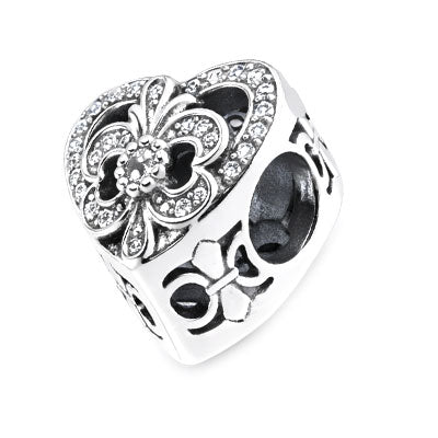 Berloque de Prata Flor de Lis - 66268