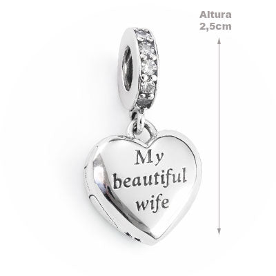 Berloque de Prata Relicário - 66279