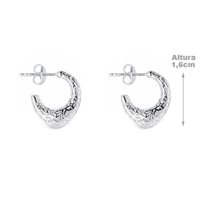 Argola de Prata Vazada - 66334