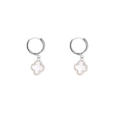 Argola de Prata Trevo - 66348