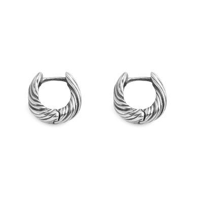 Argola de Prata Trabalhada - 66358