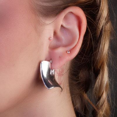 Argola de Prata Lisa - 66364