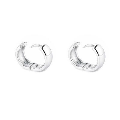 Argola de Prata Lisa - 66375