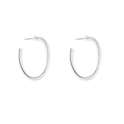 Argola de Prata Lisa - 66379