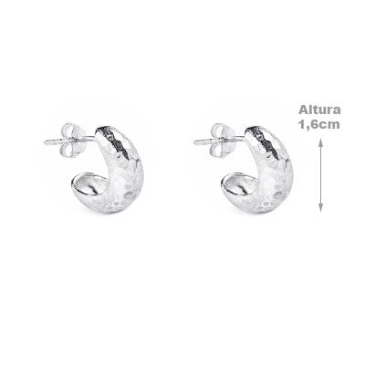 Argola de Prata Trabalhada - 66385