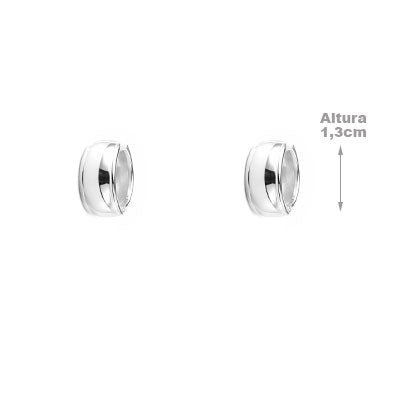 Argola de Prata Lisa - 66386