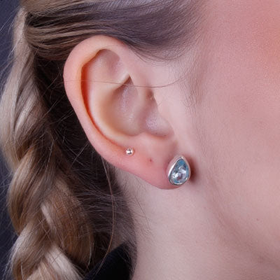 Brinco de Prata com Topázio - 66408