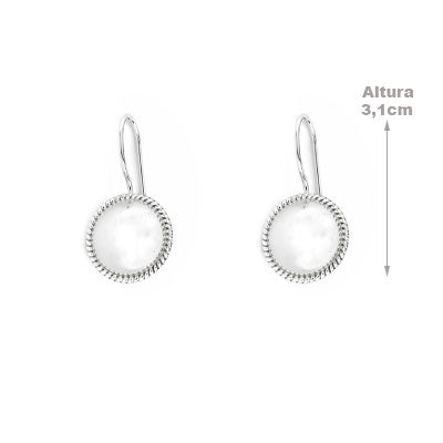 Brinco de Prata Trabalhada - 66447
