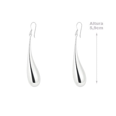 Brinco de Prata Liso - 66449