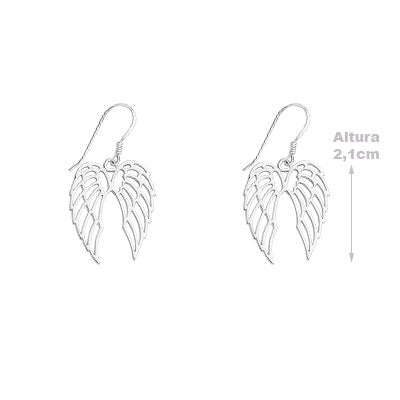 Brinco de Prata Asas - 66452
