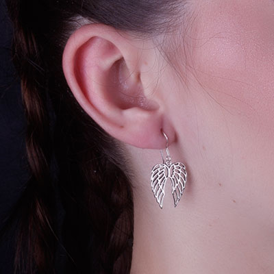 Brinco de Prata Asas - 66452