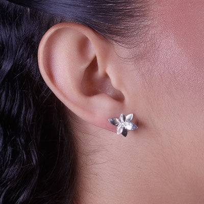 Brinco de Prata Flor - 66539