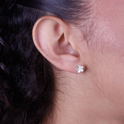 Brinco de Prata Flor - 66541