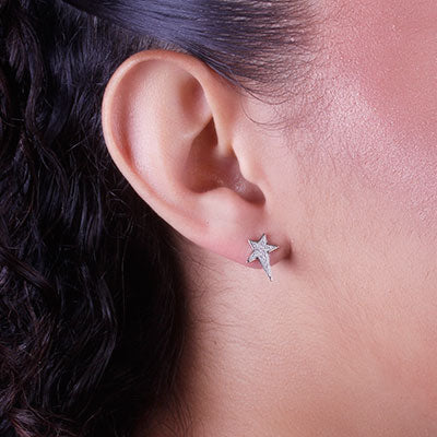 Brinco de Prata Estrela - 66545