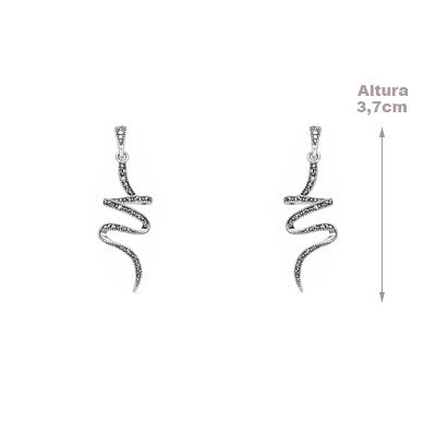 Brinco de Prata Serpente/Cobra - 66550