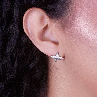 Brinco de Prata Estrela - 66552