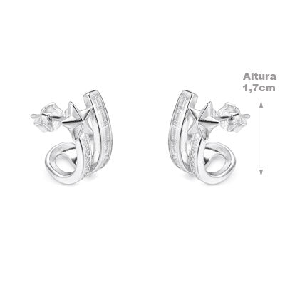 Brinco de Prata Ear Hook - 66558