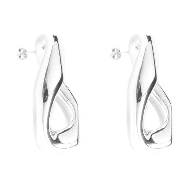 Brinco de Prata Liso - 66571