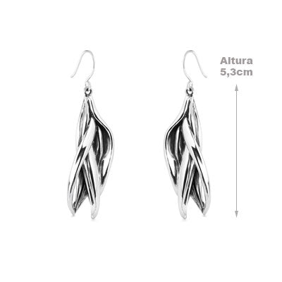 Brinco de Prata Trabalhado - 66573