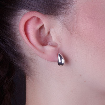 Brinco de Prata Liso - 66579