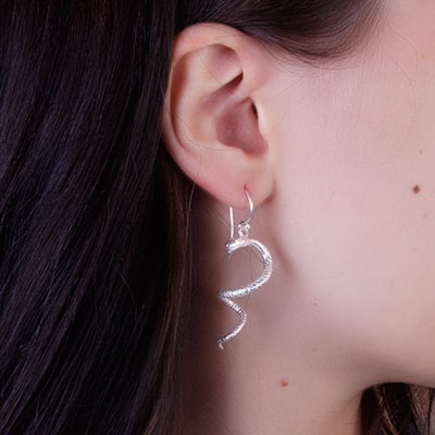 Brinco de Prata Serpente/Cobra - 66594