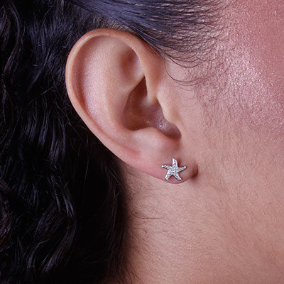 Brinco de Prata Estrela do Mar - 66599