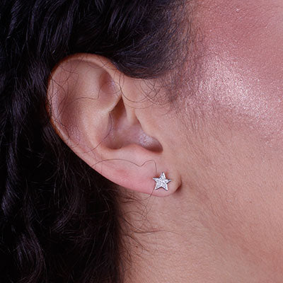 Brinco de Prata Lua e Estrela - 66604 - soprata