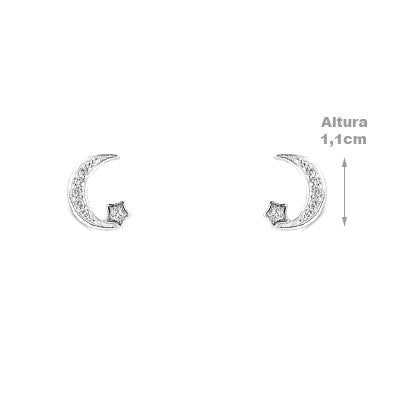 Brinco de Prata Lua - 66612