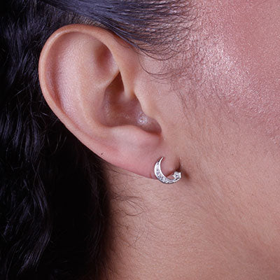 Brinco de Prata Lua - 66612