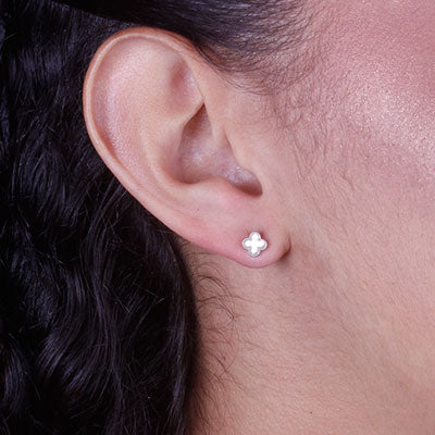 Brinco de Prata com Madrepérola - 66629 - soprata