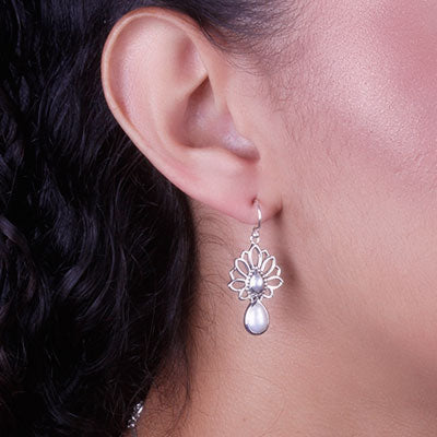 Brinco de Prata com Pérola - 66633