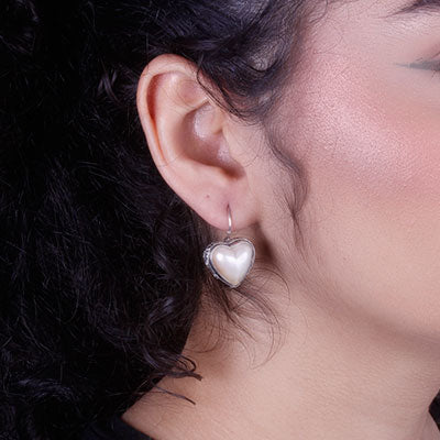 Brinco de Prata com Pérola - 66642