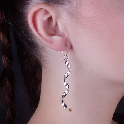 Brinco de Prata Liso - 66655