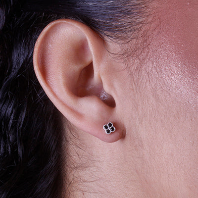 Brinco de Prata Trevo - 66660 - soprata