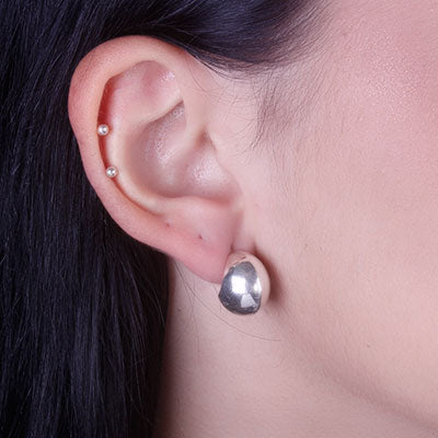 Argola de Prata Lisa - 66688