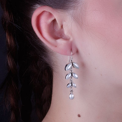 Brinco de Prata Pérola - 66707