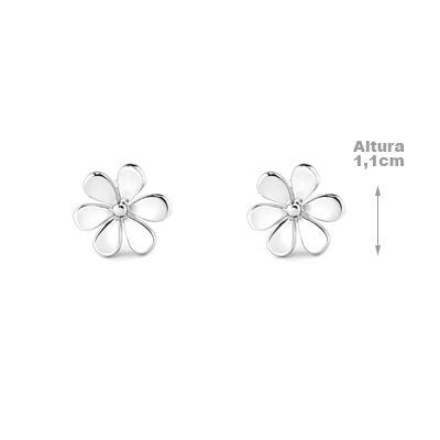 Brinco de Prata Flor - 66724