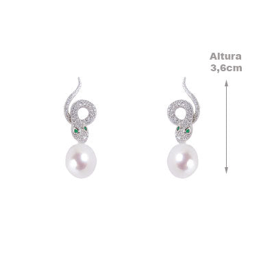 Brinco de Prata Serpente/Cobra - 66743