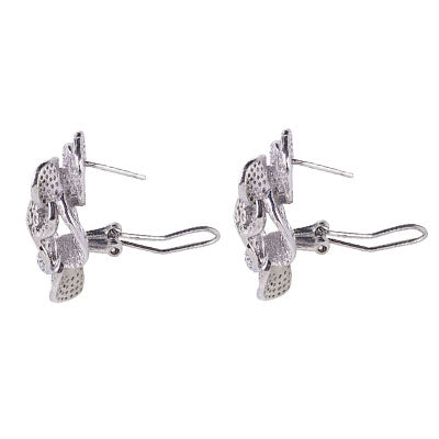Brinco de Prata Flor - 66751