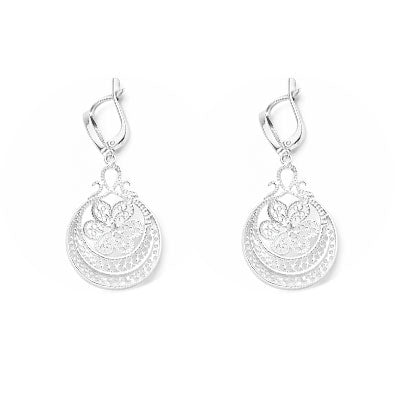 Brinco de Prata com Zircônia - 66773