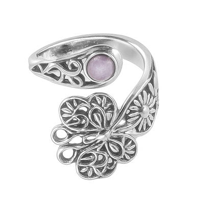 Anel de Prata com Pedra da Lua- 66801