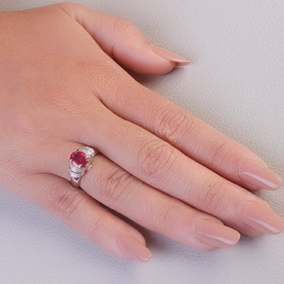 Anel de Prata com Pedras - 66804