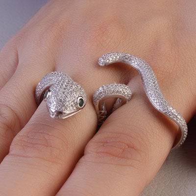 Anel de Prata Serpente/Cobra - 66806