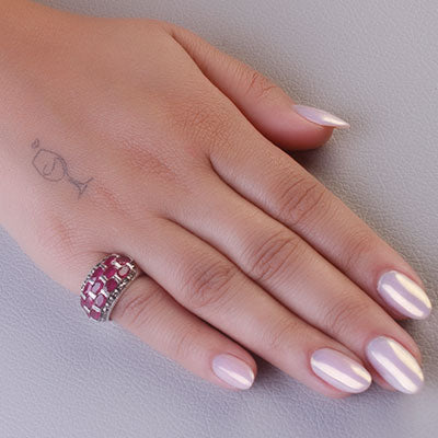 Anel de Prata com Pedras - 66808