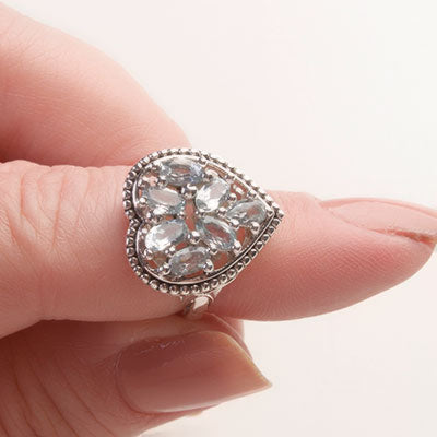 Anel de Prata com Topázio - 66816