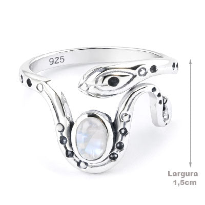 Anel de Prata Serpente/Cobra - 66844